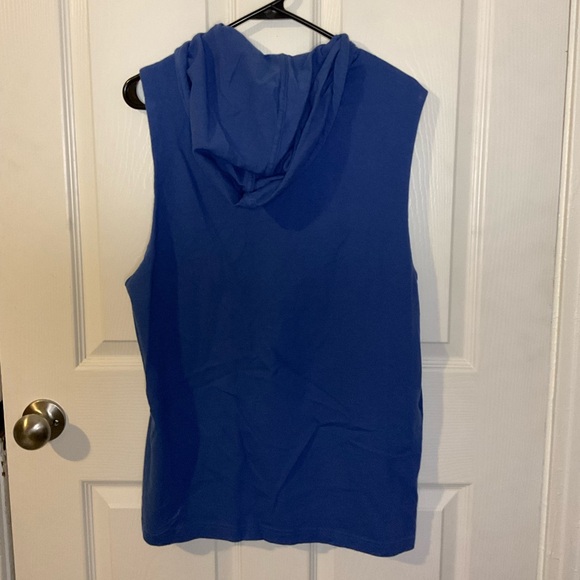 Champion Blue Sleeveless Hoodie - Picture 2 of 3